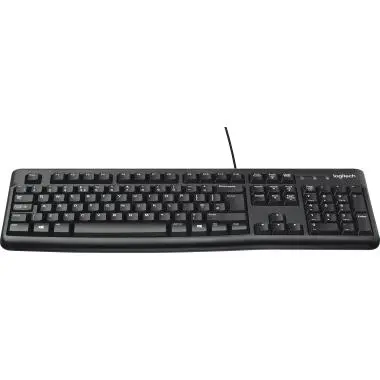 Logitech K120 Corded Keyboard Black USB DE Logitech K120 Corded Keyboard Black USB DE