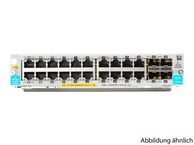Aruba 20-P Gig-T PoE+ / 4-Port SFP+ v3 zl2 Module