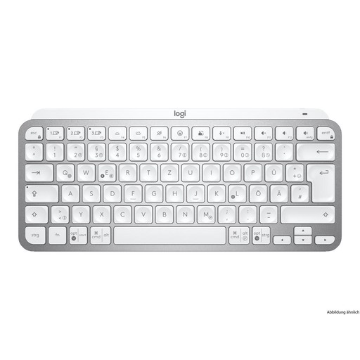 Logitech MX Keys Mini for Business Bluetooth Tastatur inkl. Logi Bolt (hell grau)