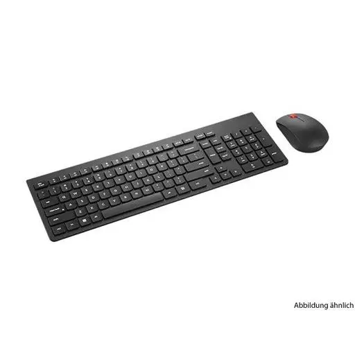 Lenovo Essential Wireless Combo Keyboard & Mouse Gen2 Black German 129