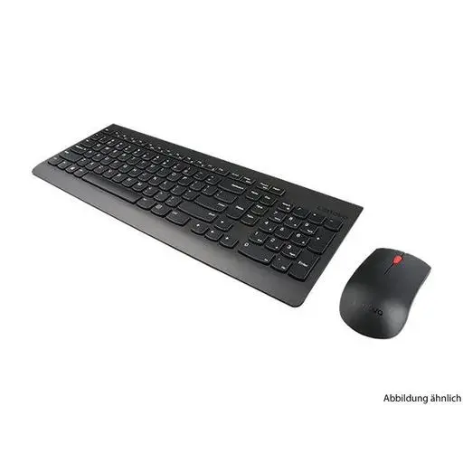 Lenovo Essential Wireless Combo Keyboard & Mouse Gen2 Black German 129