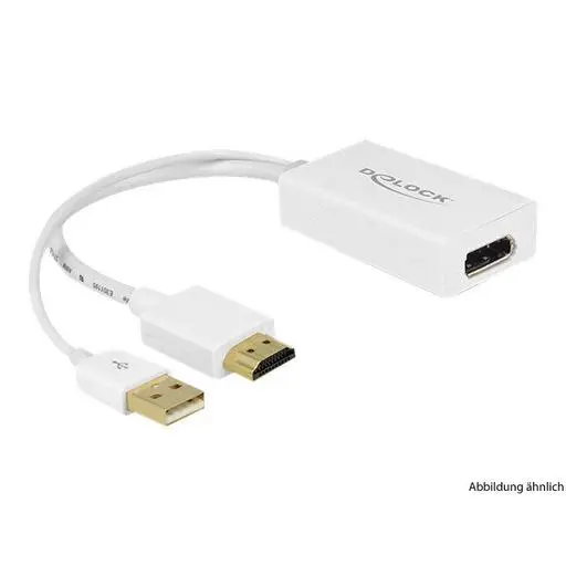 Delock Adapterkabel HDMI-A St. zu DisplayPort Bu.