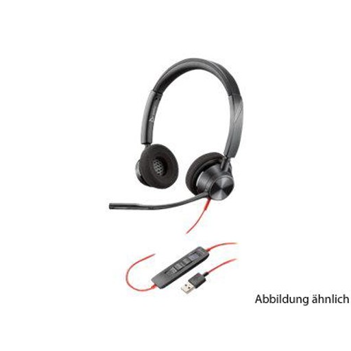 Poly Blackwire 3320 BW3320-M USB-A Stereo Headset MS zertifiziert