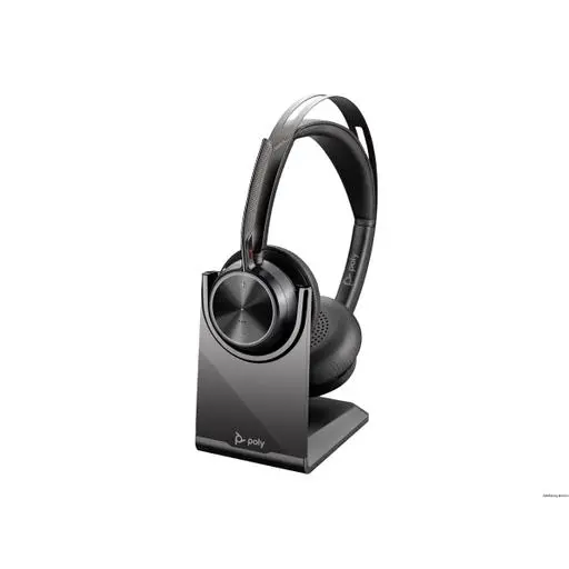 HP Poly Voyager Focus2 USB-A Headset with charge stand