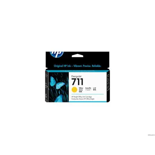HP 711 Tinte gelb 29 ml DJ T120 520 HP 711 Tinte gelb 29 ml DJ T120 520