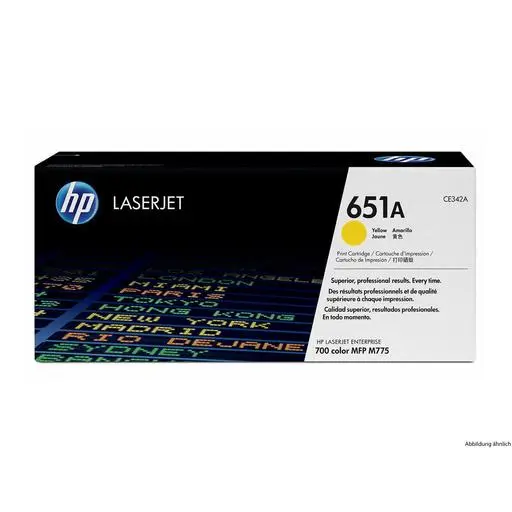 HP Toner 651A gelb HV LJ Enterprise 700 color MFP HP Toner 651A gelb HV LJ Enterprise 700 color MFP
