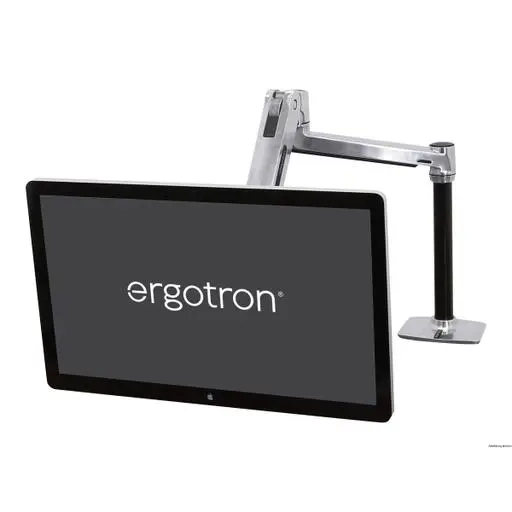 Ergotron LX HD Monitor Arm Steh-Sitz Tischhalterung (Aluminium) Ergotron LX HD Monitor Arm Steh-Sitz Tischhalterung (Aluminium)