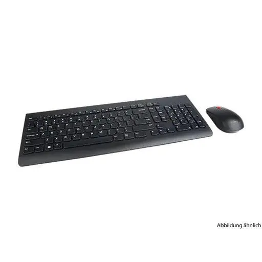 Lenovo Essential Wireless Combo Keyboard & Mouse Gen2 Black German 129