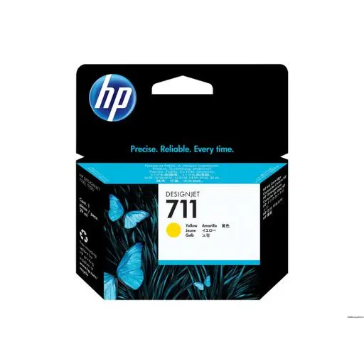 HP 711 Tinte gelb 29 ml DJ T120 520 HP 711 Tinte gelb 29 ml DJ T120 520