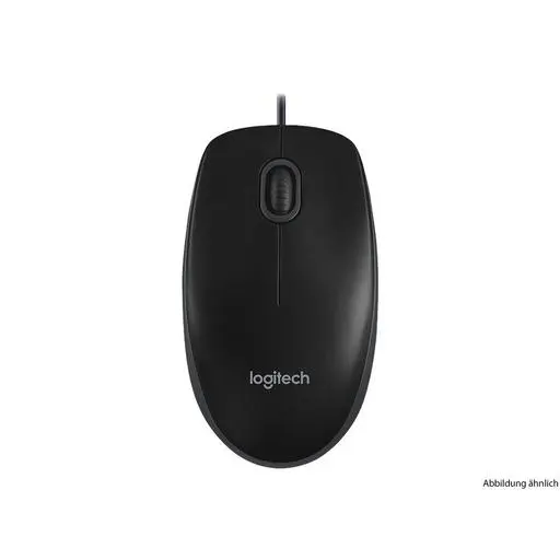 Logitech MK120 Corded Desktop Tastatur & Maus Black USB (DE)