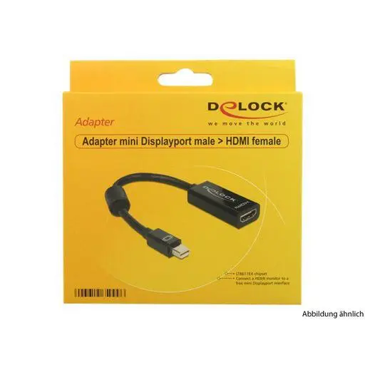 Delock Adapter Mini DisplayPort 1.1 Stecker auf HDMI St/Bu