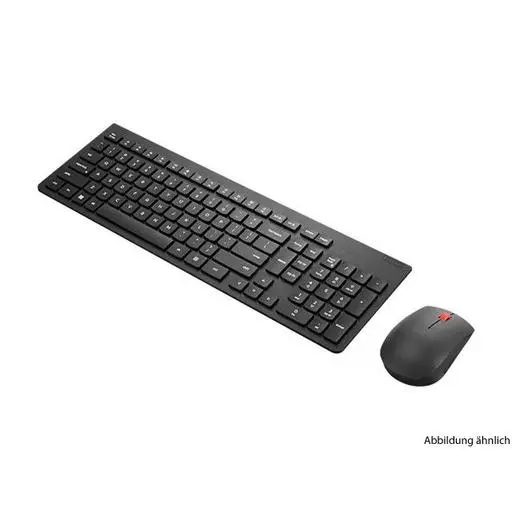 Lenovo Essential Wireless Combo Keyboard & Mouse Gen2 Black German 129