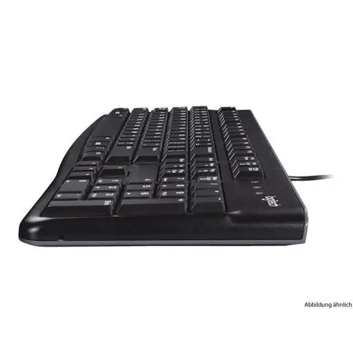Logitech MK120 Corded Desktop Tastatur & Maus Black USB (DE)
