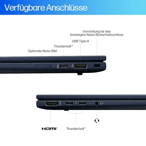 HP EliteBook X Flip G1i 14 inch Notebook AI PC ATF Ports Blue 3771284