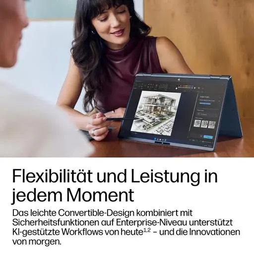 HP EliteBook X Flip G2i NGAI 14" Ultra 7 356H 32GB 1TB SV6 Touch 5G Blue