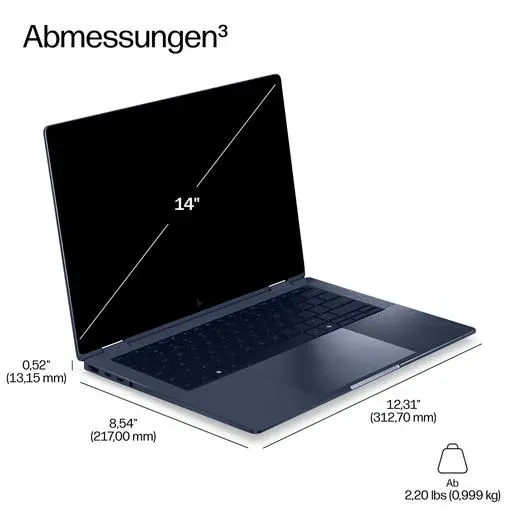 HP EliteBook X G2i NGAI 14" Ultra 7 356H 32GB 1TB SV6 5G Blue HP EliteBook X G2i NGAI 14" Ultra 7 356H 32GB 1TB SV6 5G Blue