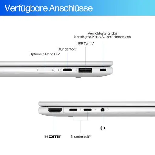 HP EliteBook X and X Flip G1i 14 inch Notebook AI PC ATF Ports 3267650