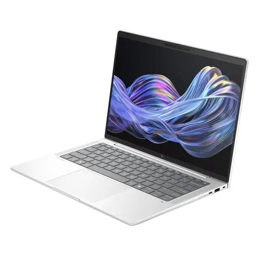 HP Elitebook X G1i 14inch Notebook AI PC GlacierSilver Catalog AHS WhiteBG FrontLeftOpen