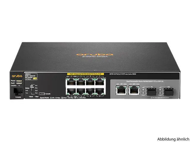 HPE Aruba 2530-8-PoE+ Switch HPE Aruba 2530-8-PoE+ Switch