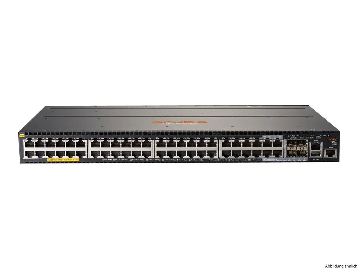 HPE Aruba 2930M 48G PoE+ 1-slot Switch