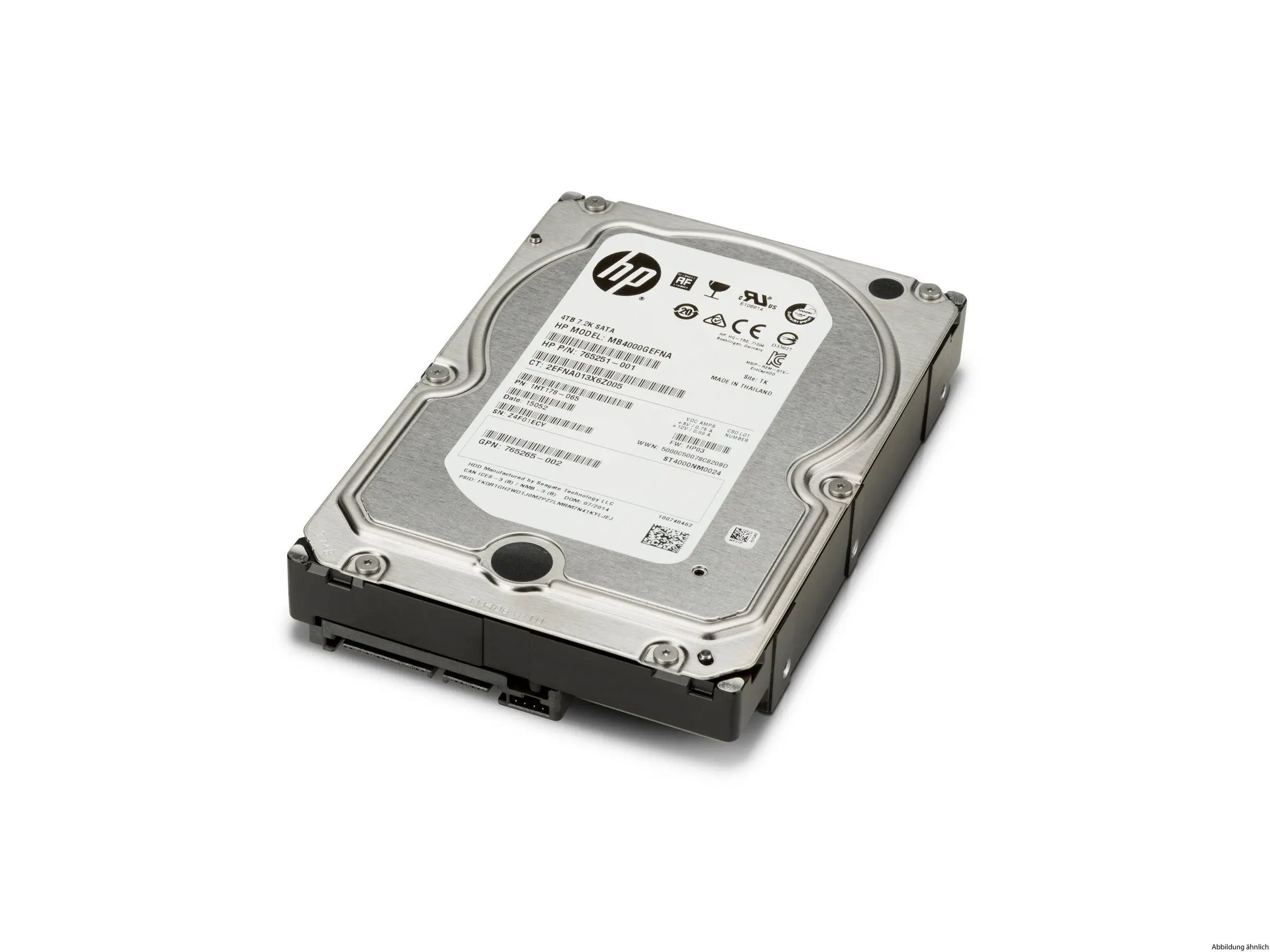 HP 4TB 6G SATA 7.2k ENT 3.5" NHP