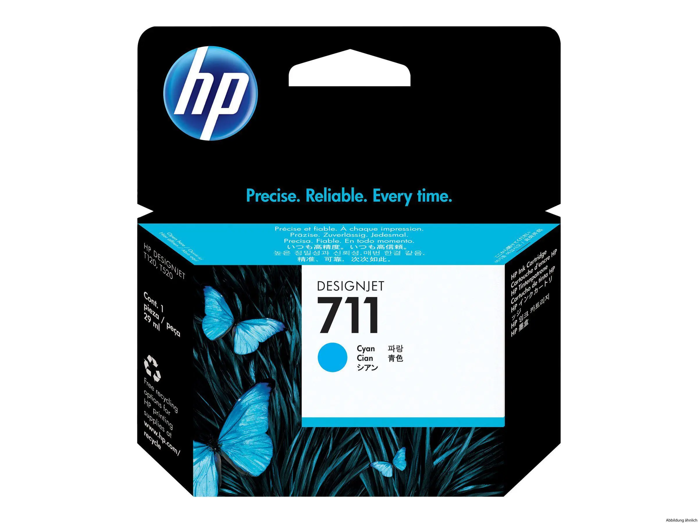 HP 711 Tinte Cyan29 ml DJ T120 520