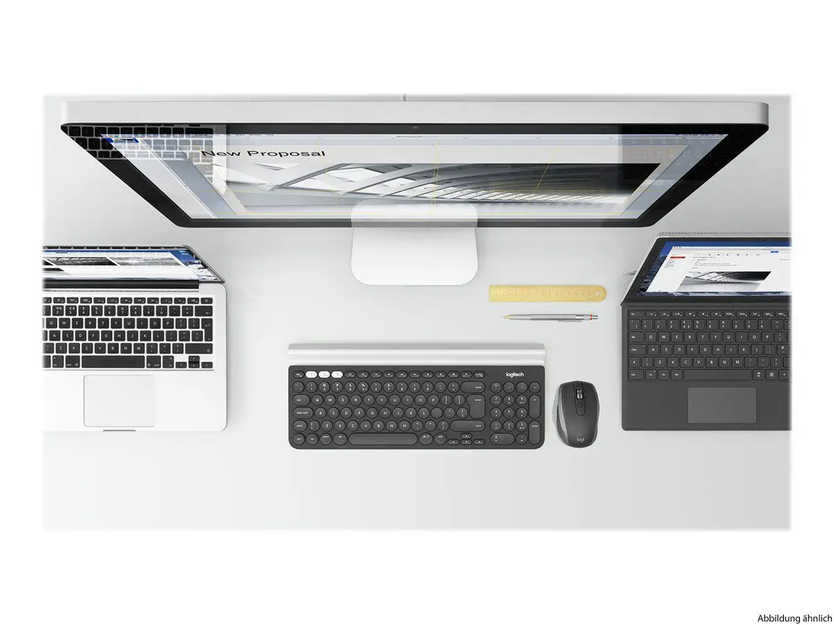 Logitech Anywhere MX 2s Wireless Mobile Maus graphit