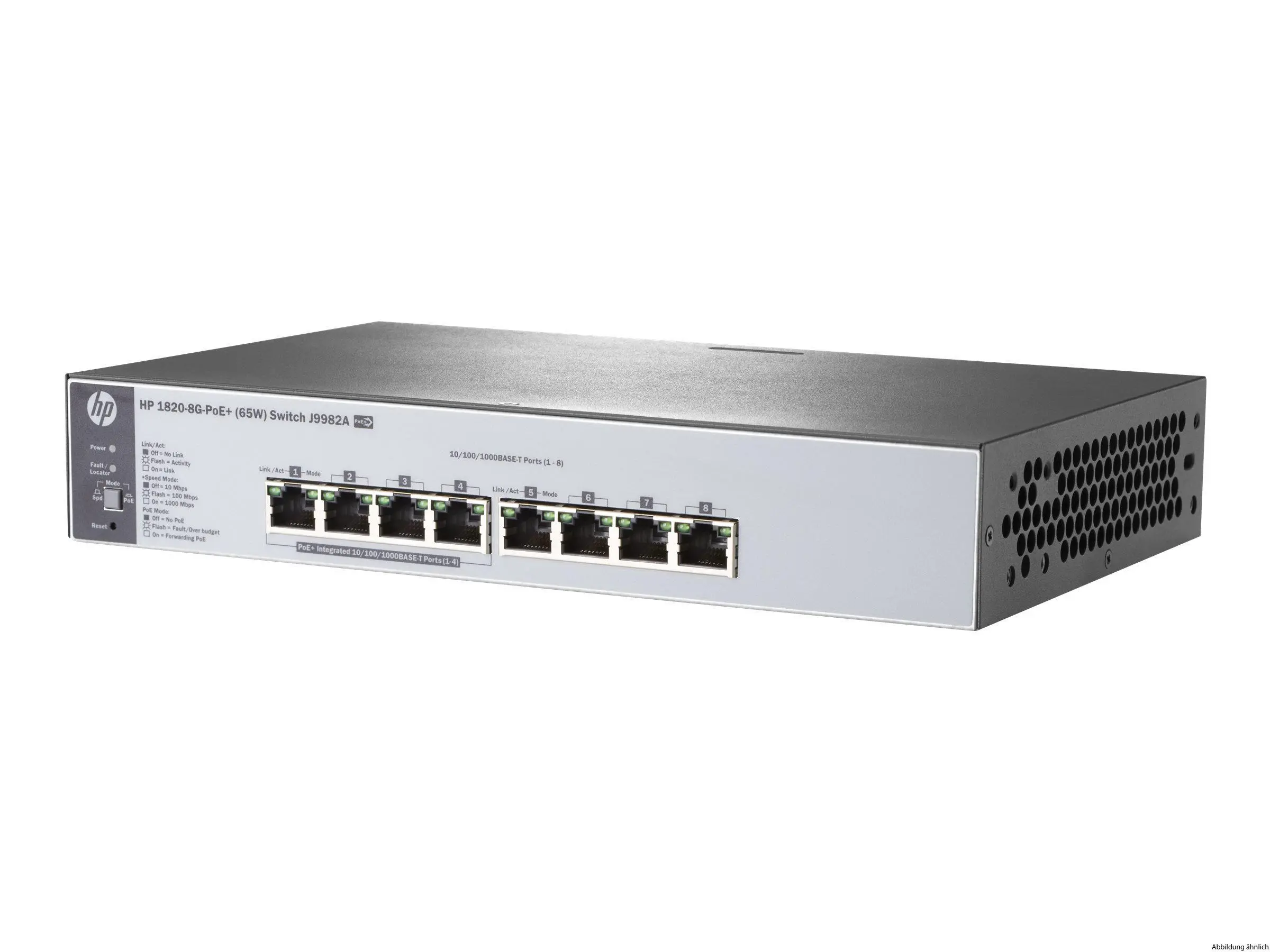 HPE OfficeConnect 1820 8G PoE+ 65W Switch