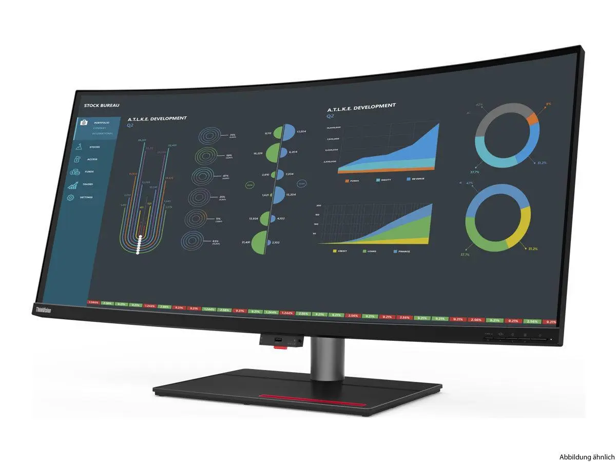 Lenovo ThinkVision P40w-20 Curved 39.7" WLED TFT