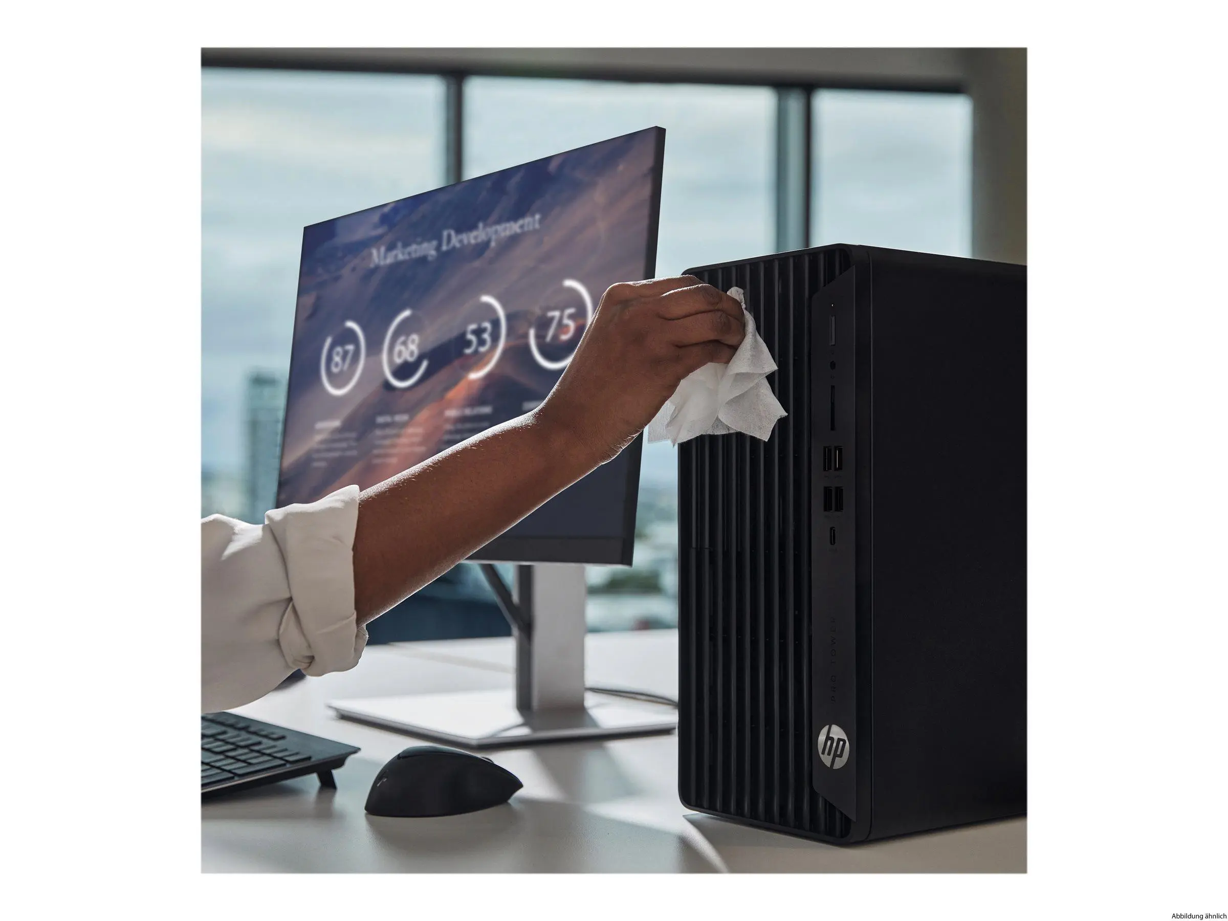 HP Pro 400 G9 TWR i5-13500 14C 16GB 512GB M.2 DVD