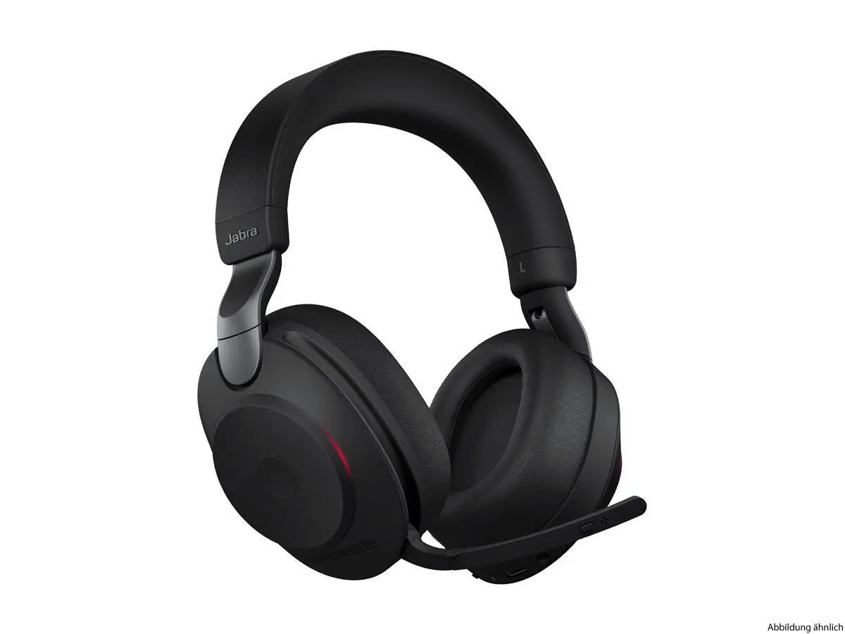 Jabra Evolve2 85 UC BT (Stereo) + Ladestation (USB-A) + Link 380a Adapter (USB-A)