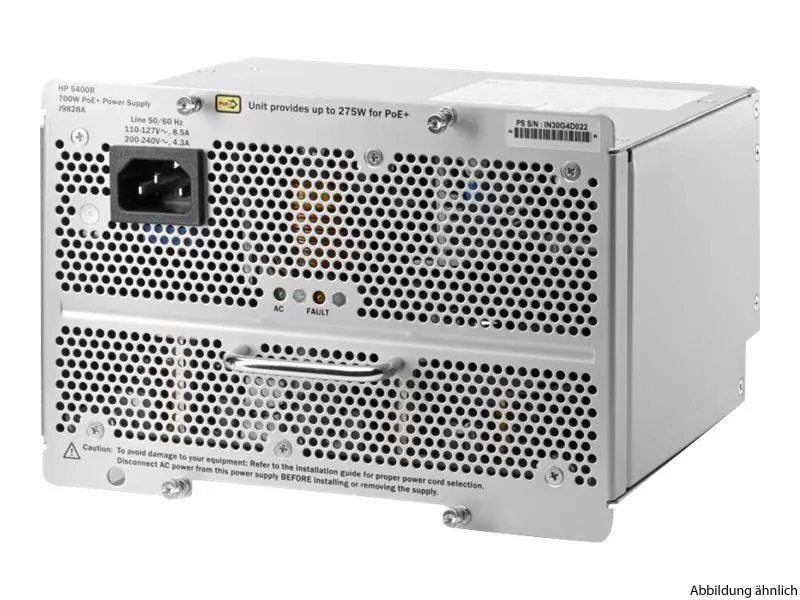 Aruba 5400R 700W PoE+ zl2 Power Supply Aruba 5400R 700W PoE+ zl2 Power Supply