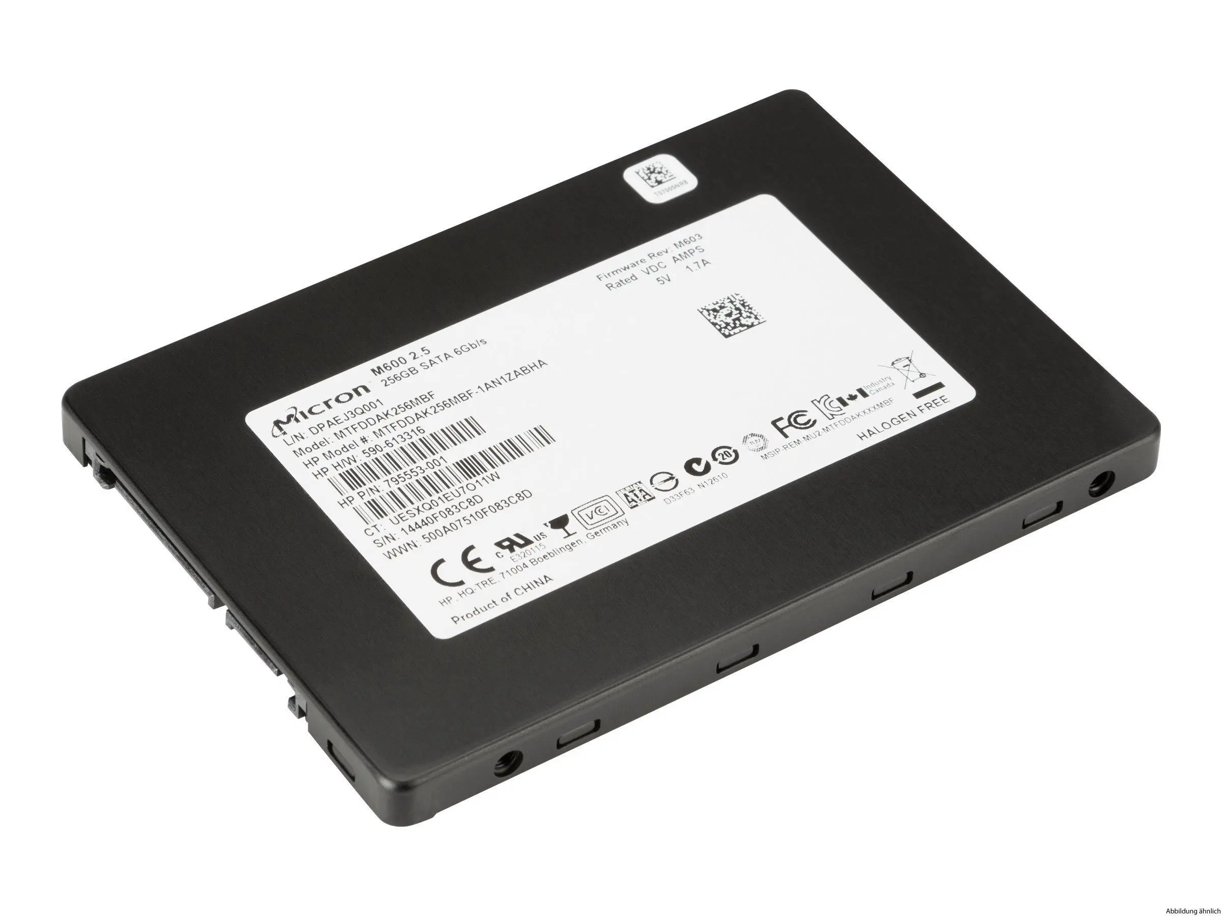 HP 256GB SATA TLC Non-SED Solid State Drive HP 256GB SATA TLC Non-SED Solid State Drive