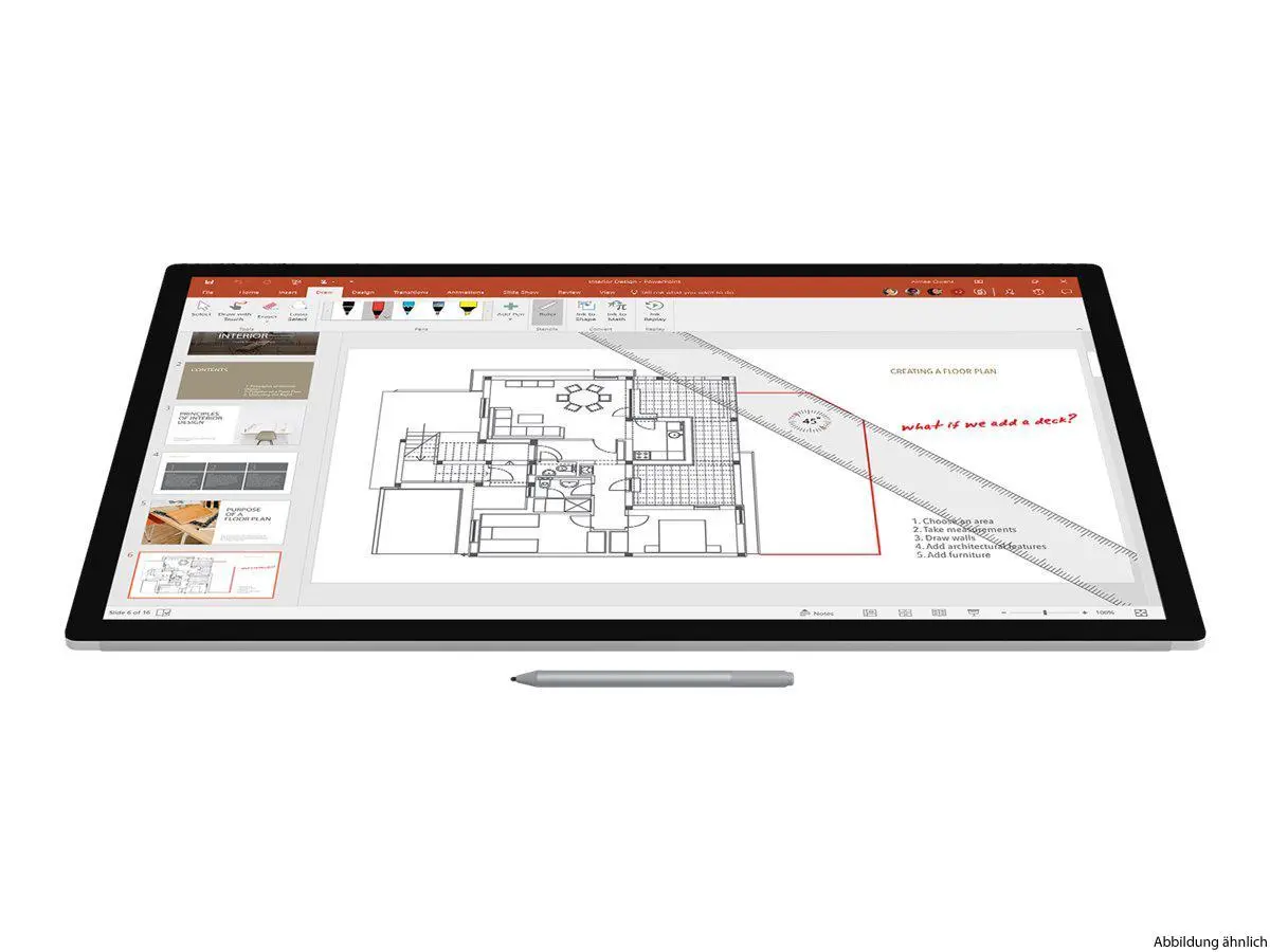 MS Surface Pro Pen v4 Commercial SC Hw Silber
