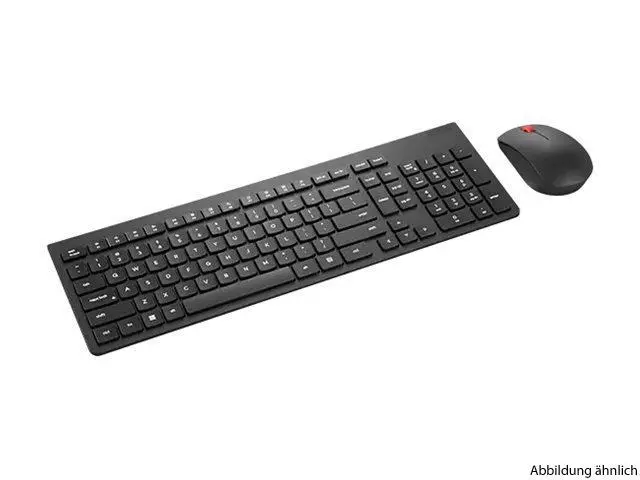 Lenovo Essential Wireless Combo Keyboard & Mouse Gen2 Black German 129