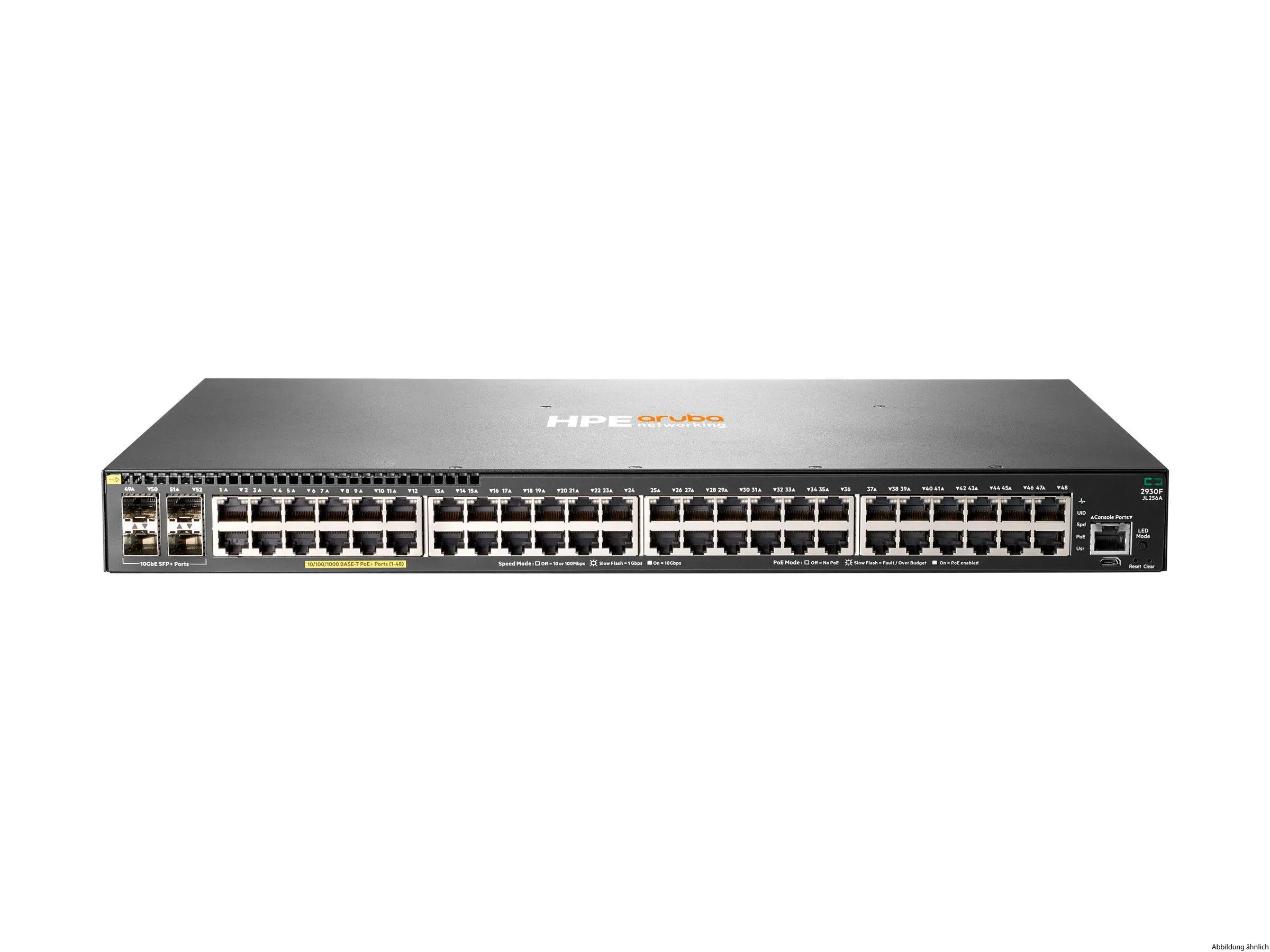 HPE Aruba 2930F 48G PoE+ 4SFP+ Switch HPE Aruba 2930F 48G PoE+ 4SFP+ Switch