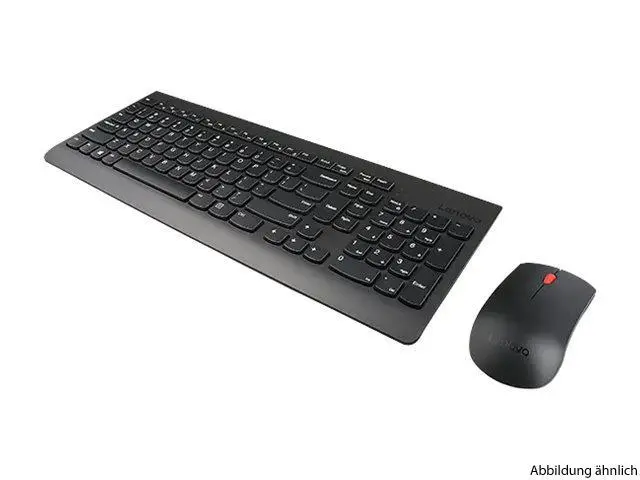 Lenovo Essential Wireless Combo Keyboard & Mouse Gen2 Black German 129