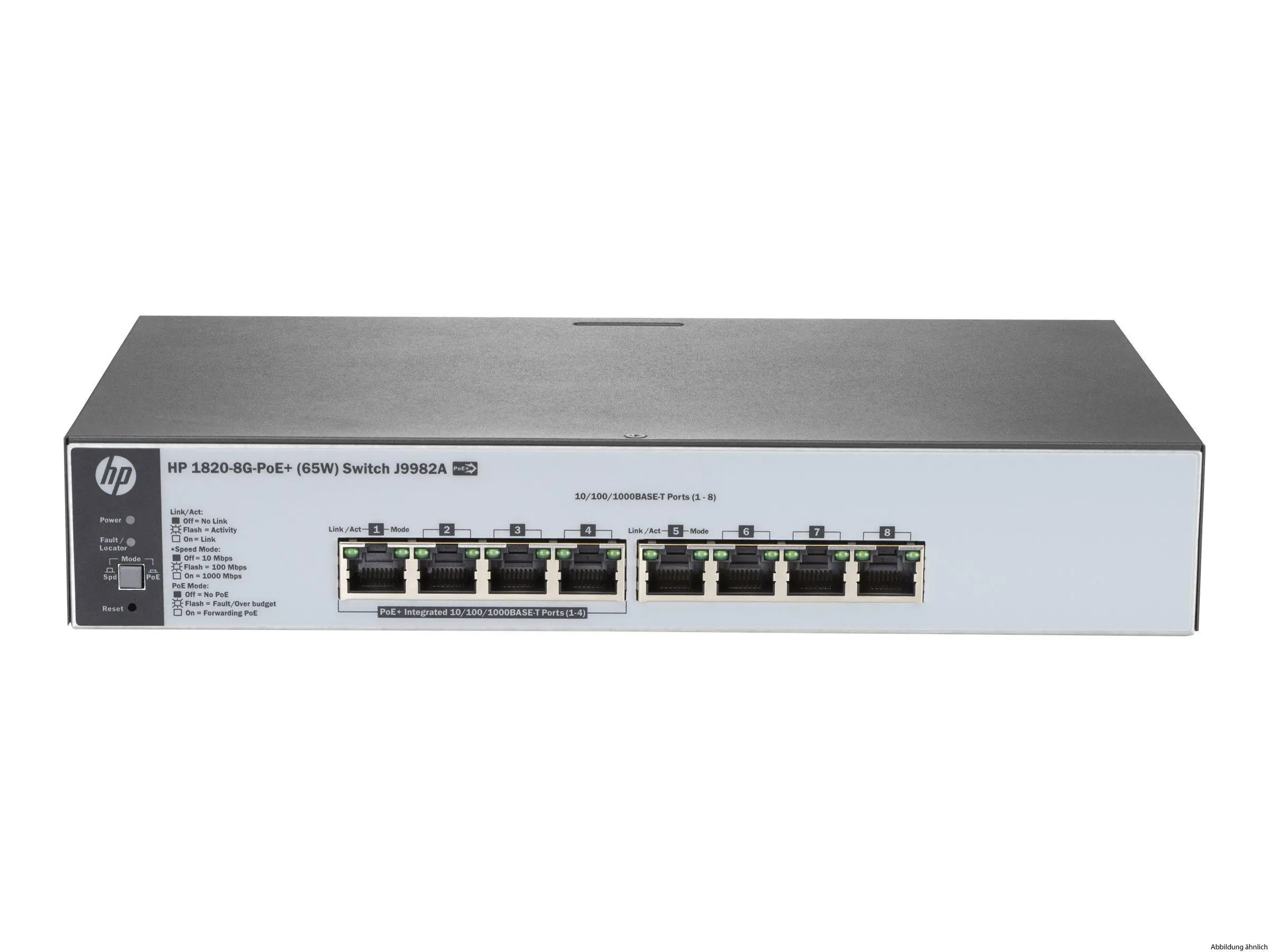 HPE OfficeConnect 1820 8G PoE+ 65W Switch