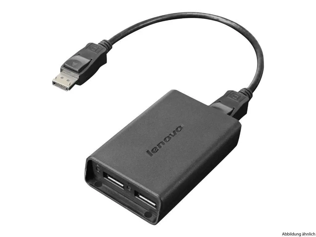 Lenovo DisplayPort zu Dual DisplayPort Adapter Lenovo DisplayPort zu Dual DisplayPort Adapter