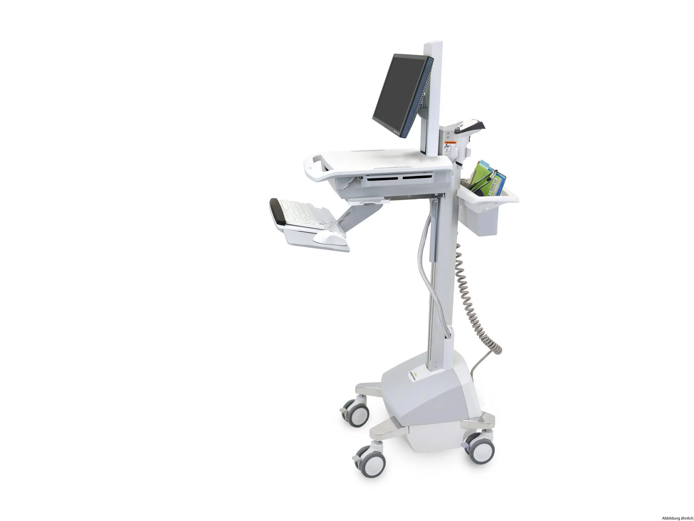 Ergotron StyleView SV42 Monitor Wagen + Monitor Gelenk + Strom