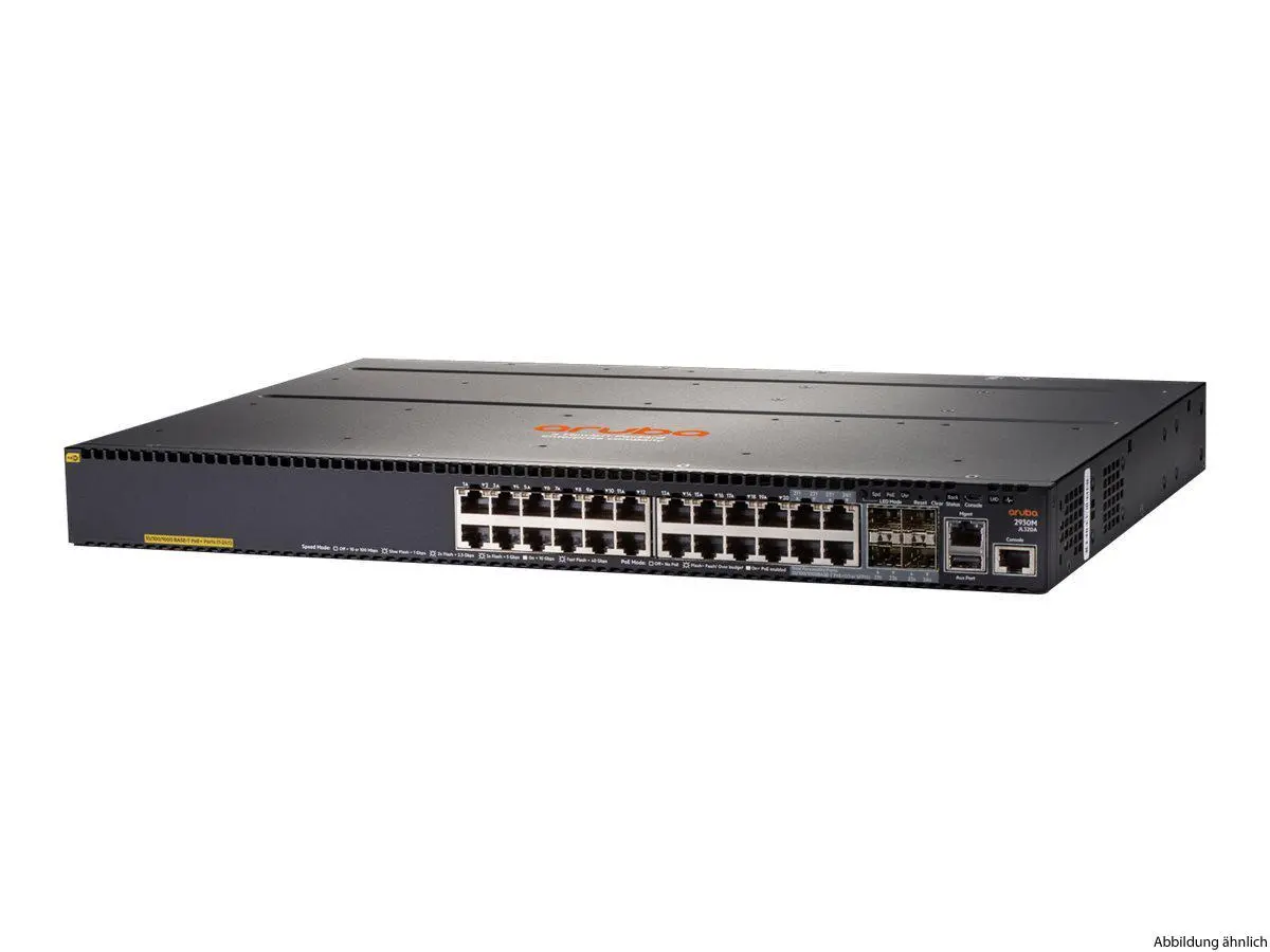 HPE Aruba 2930M 24G PoE+ 1-slot Switch HPE Aruba 2930M 24G PoE+ 1-slot Switch