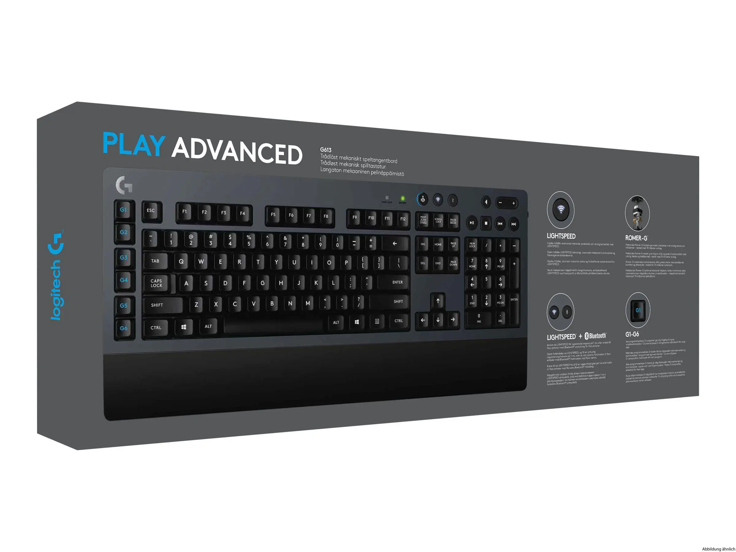 Logitech G613 Lightspeed Wireless Gaming Keyboard black