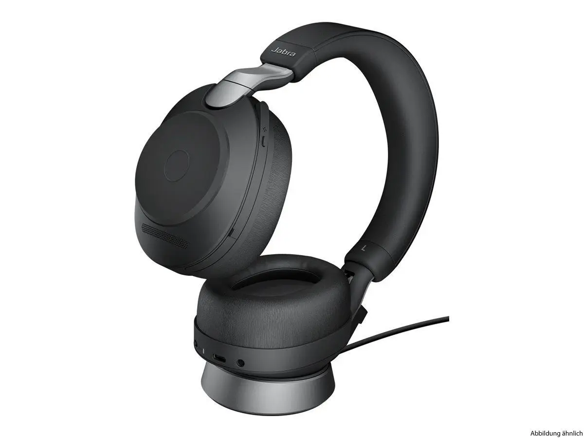 Jabra Evolve2 85 UC BT (Stereo) + Ladestation (USB-A) + Link 380a Adapter (USB-A)