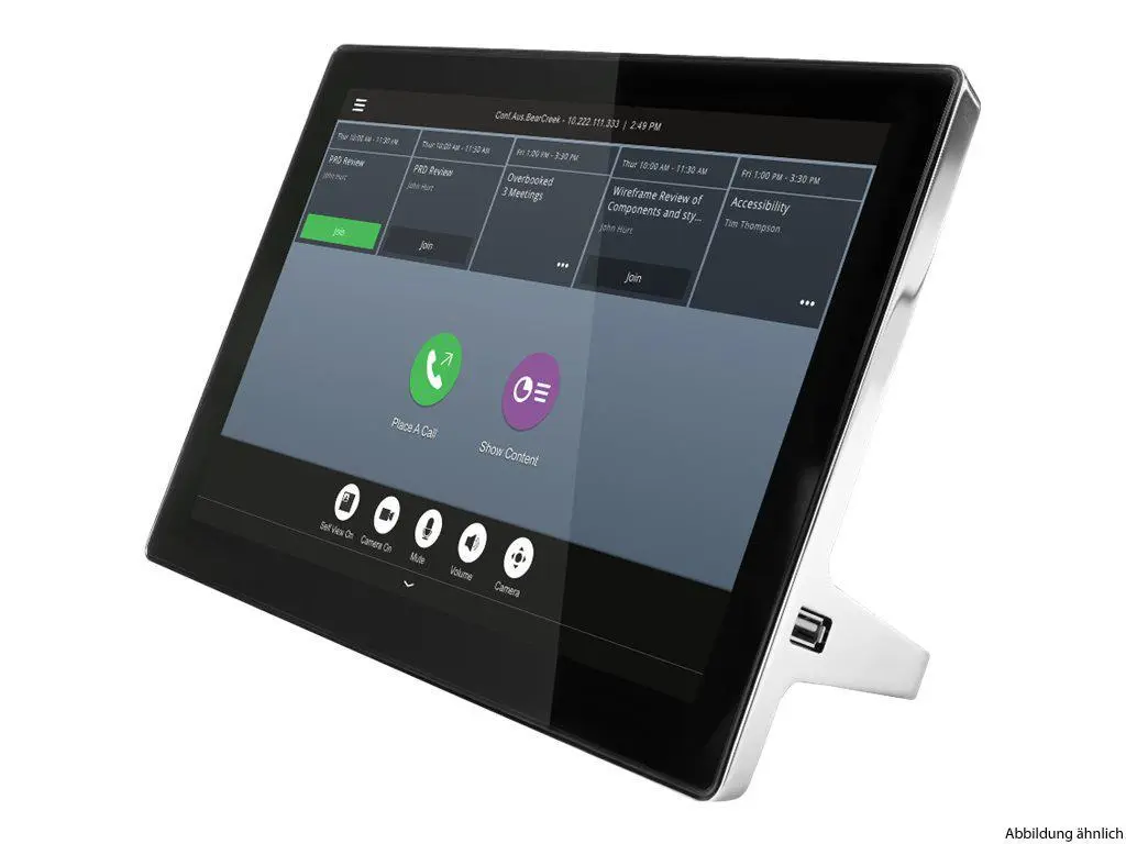 Poly RealPresence Touch with silver trim for Group Series models Poly RealPresence Touch with silver trim for Group Series models