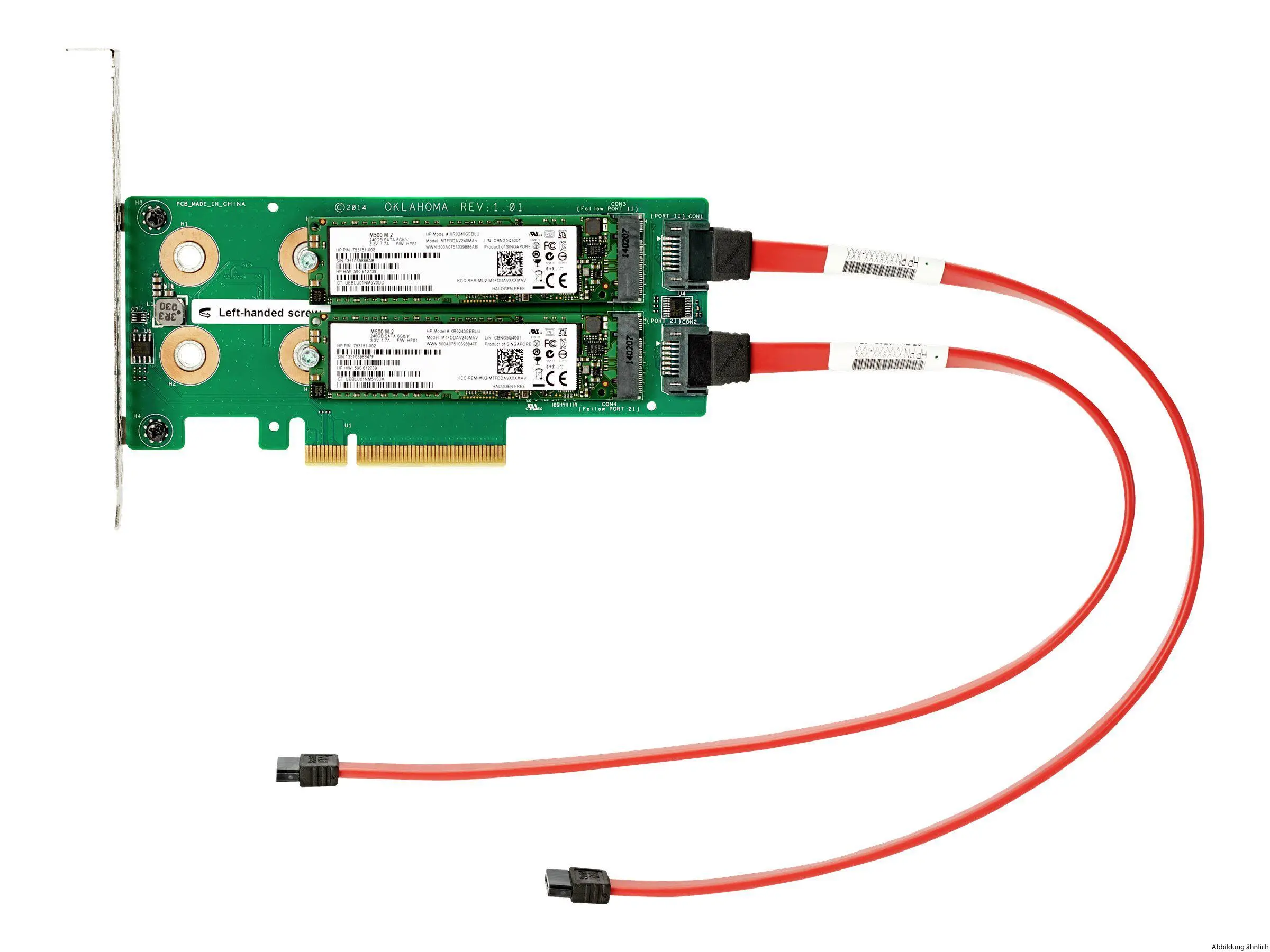 HPE Universal SATA HHHL 3yr M.2 Kit