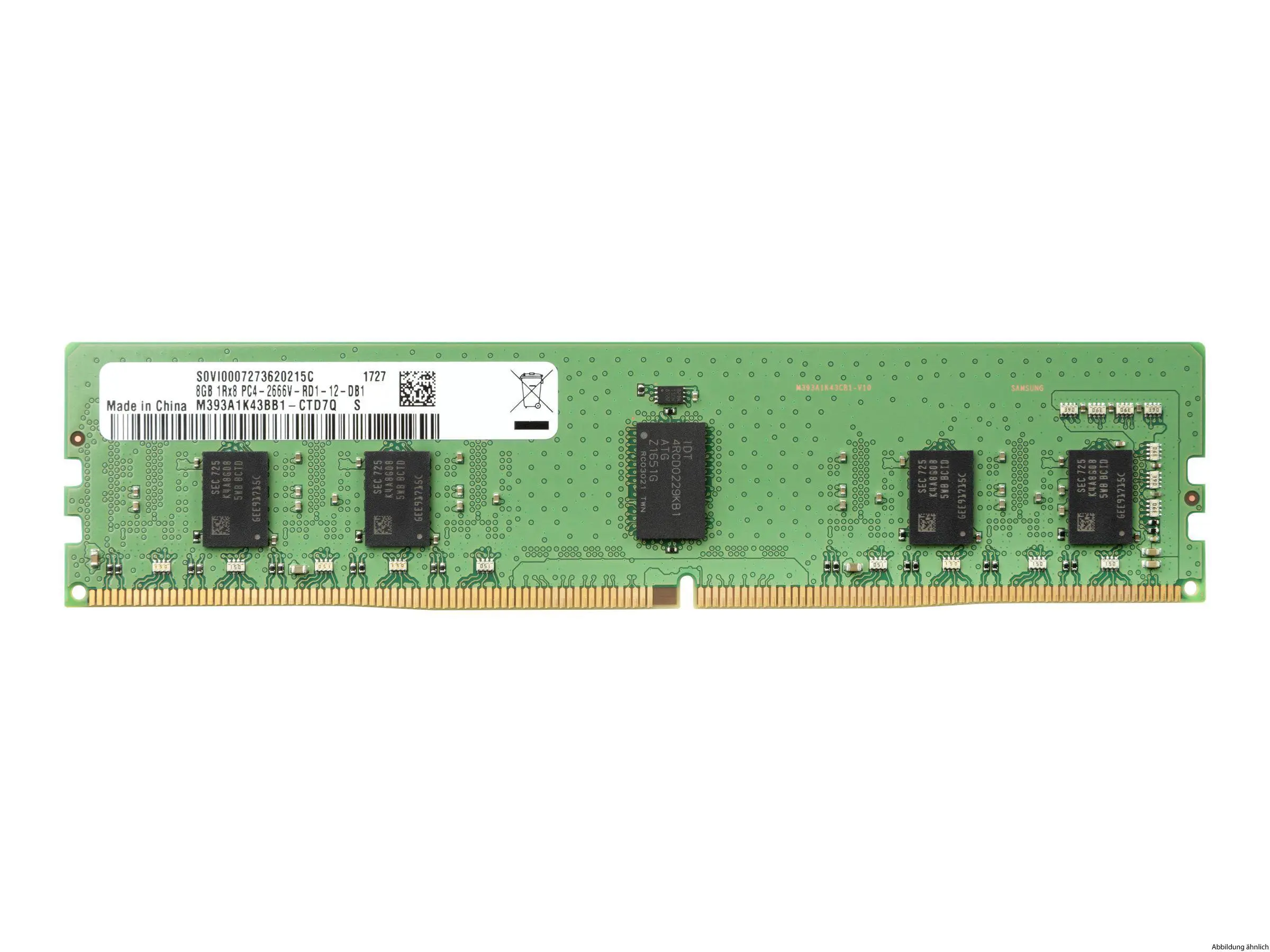HP 8GB (1x8GB) DDR4-2666 nECC Unbuffered RAM HP 8GB (1x8GB) DDR4-2666 nECC Unbuffered RAM