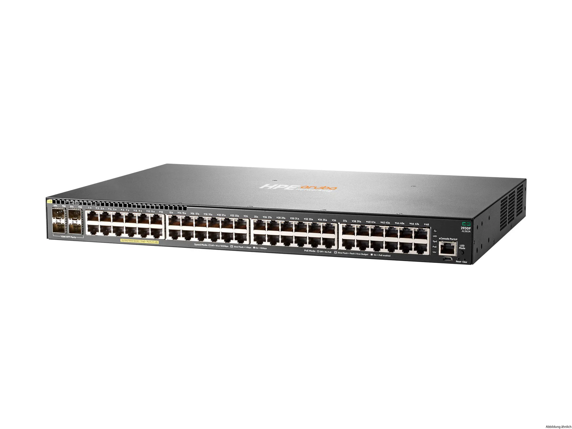 HPE Aruba 2930F 48G PoE+ 4SFP Switch