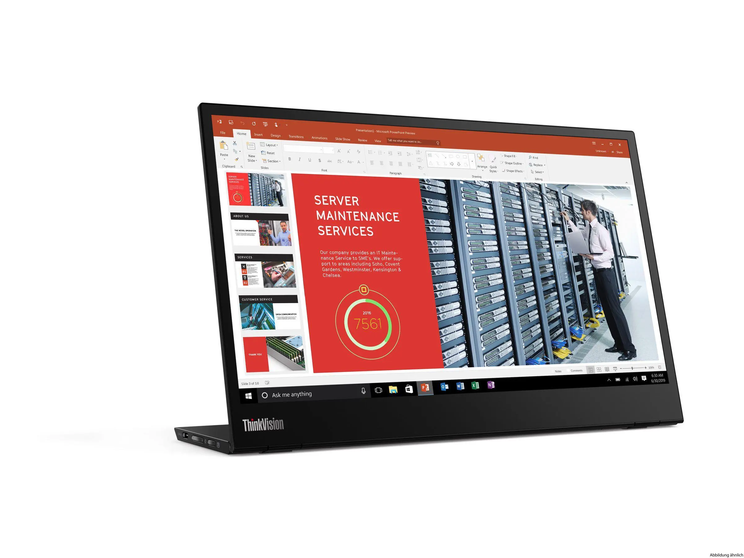 Lenovo ThinkVision M14 USB-C Mobile Monitor 14"