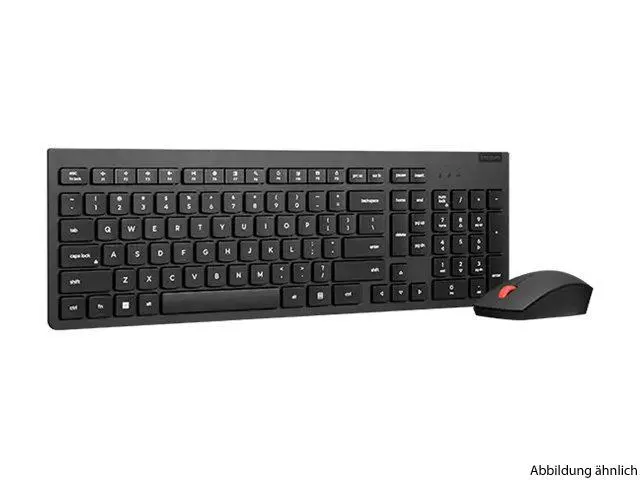 Lenovo Essential Wireless Combo Keyboard & Mouse Gen2 Black German 129