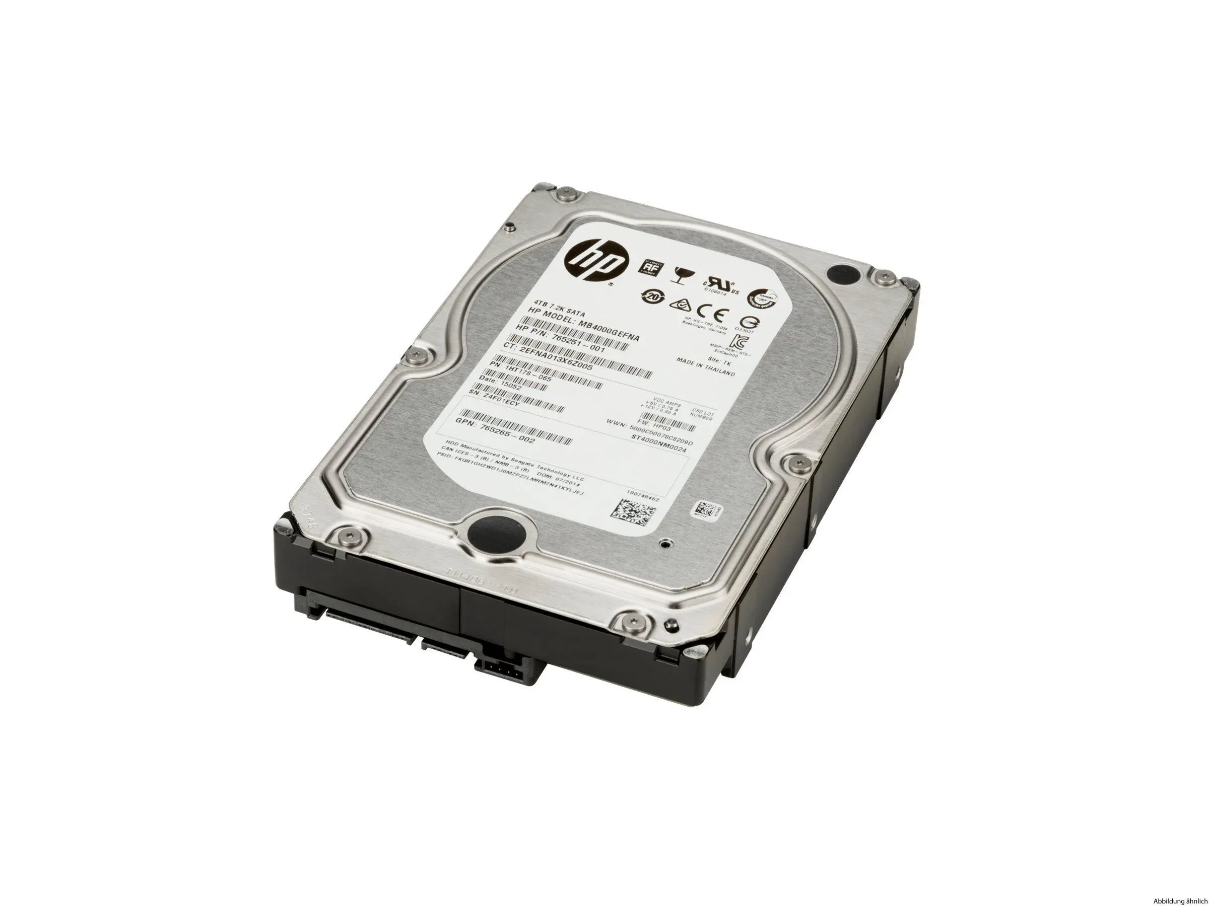HP 4TB 6G SATA 7.2k ENT 3.5" NHP